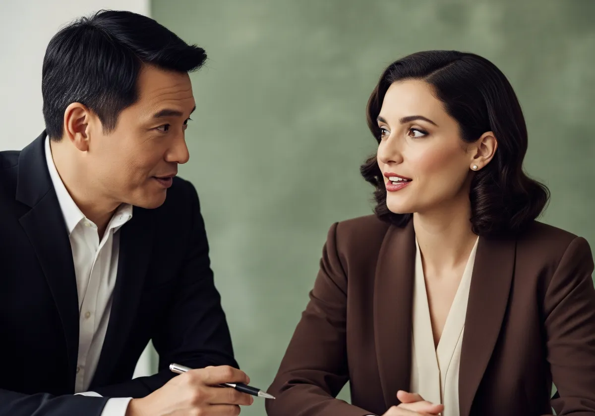 Coach e cliente conversano motivazione